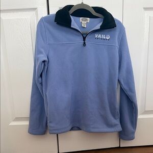 Vail Colorado Blue Fleece Pullover